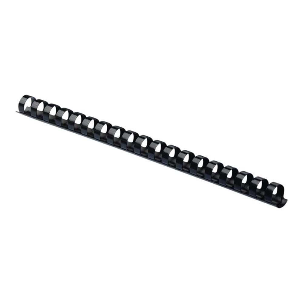FEL52325 Fellowes - 0.38 in - 19 rings - 55 sheets - black - 100 pcs. plastic binding comb