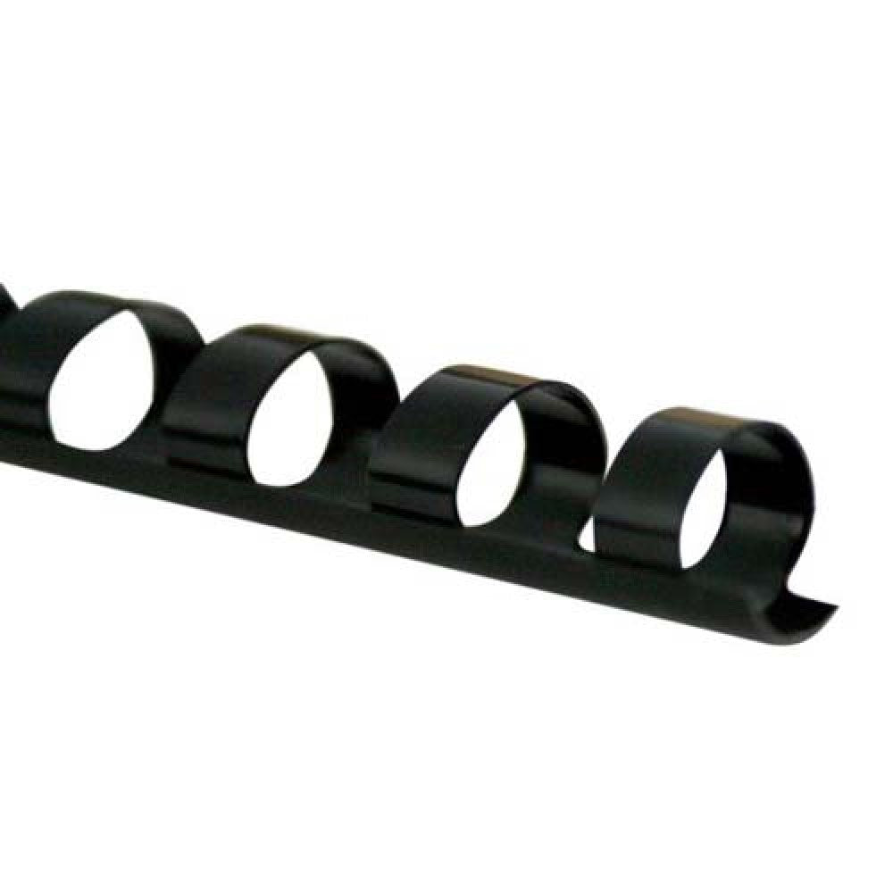 GBC4090022 GBC BLACK 3/8" 25pk CombBind SPINES