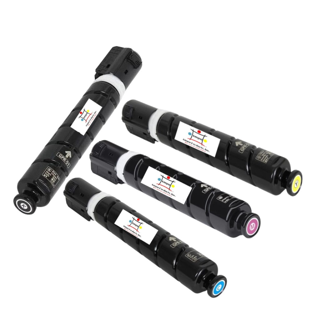 Ampuproducts Compatible Toner Cartridge Replacement For CANON 8516B003AA; 8517B003AA; 8518B003AA; 8519B003AA (GPR-51) COMPATIBLE (4-PACK)