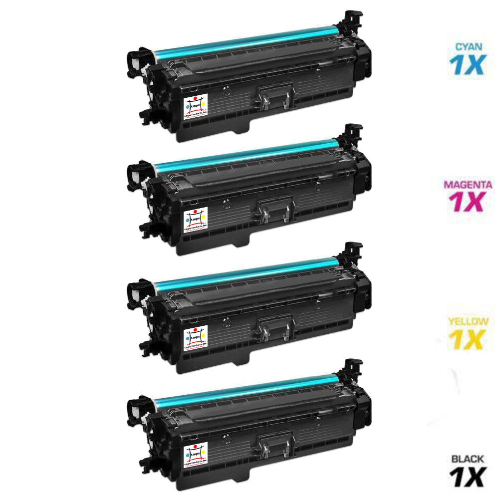 HP 1) CE400X, 1) CE401A, 1) CE402A, 1) CE403A (COMPATIBLE) 4 PACK