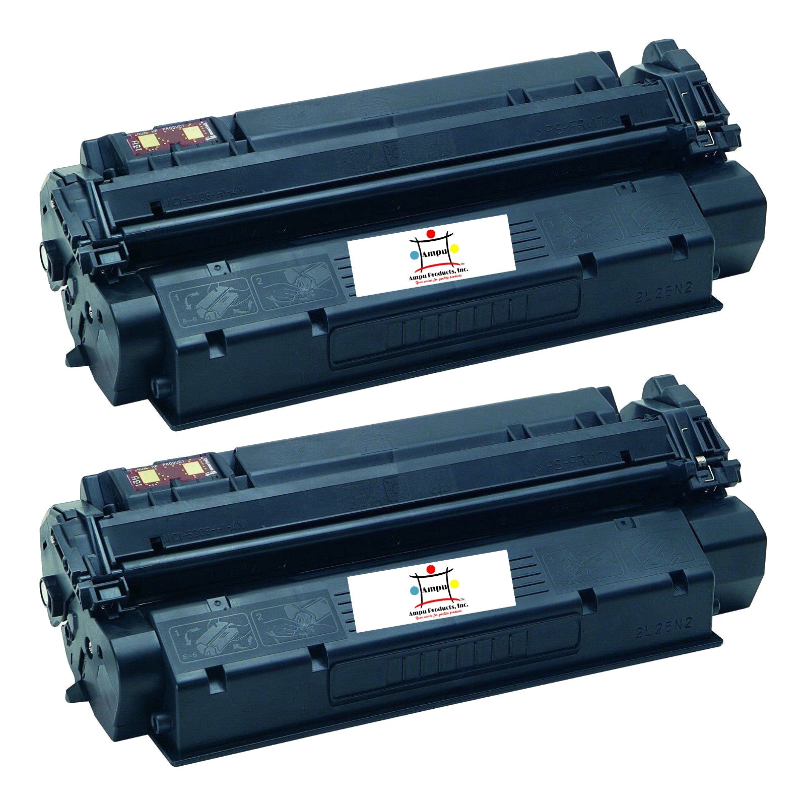 Ampuproducts Compatible Toner Cartridge Replacement for HP Q2613X (13X) High Yield Black (4K YLD) 2-Pack