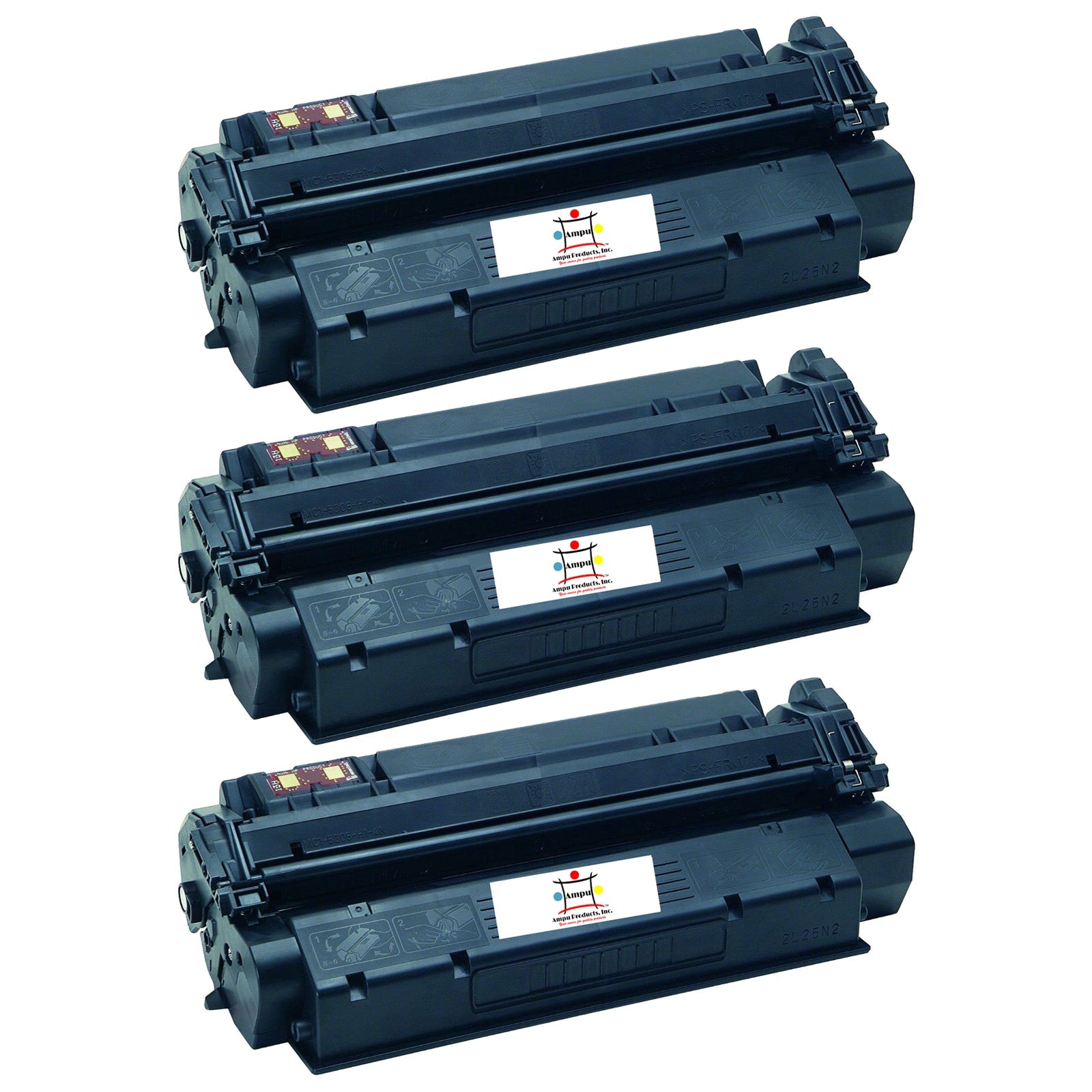 Ampuproducts Compatible Toner Cartridge Replacement for HP Q2613X (13X) High Yield Black (4K YLD) 3-Pack