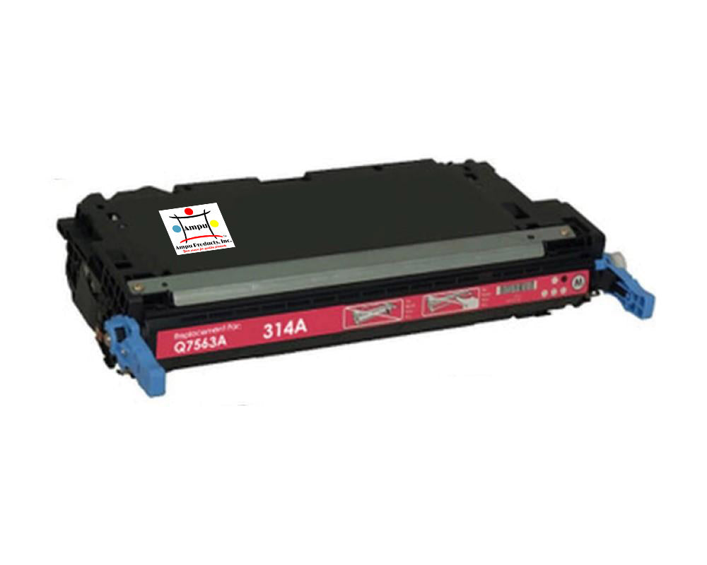 Compatible Toner Cartridge Replacement for HP Q7563A (314A) Magenta (3.5K YLD)