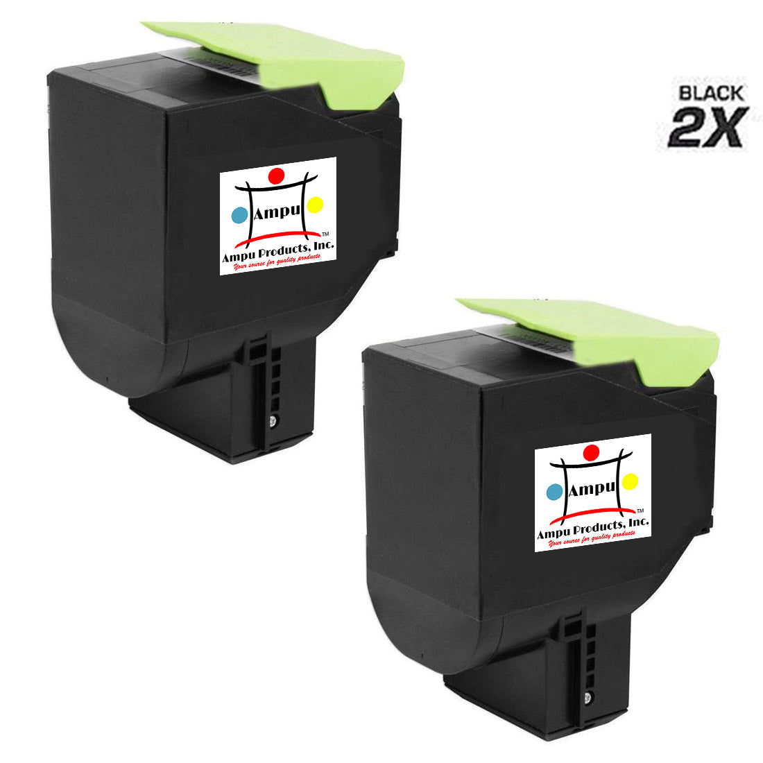 LEXMARK 70C1HK0 (COMPATIBLE) 2 PACK