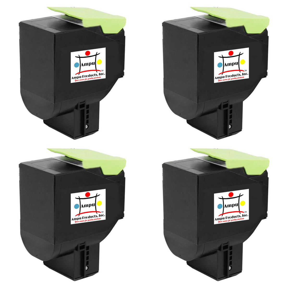 LEXMARK 80C1SK0 (COMPATIBLE) 4 PACK