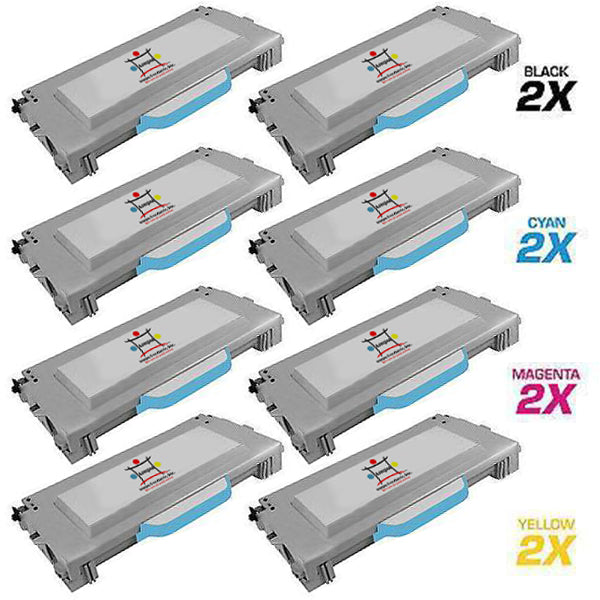 LEXMARK 2) 15W0903,2) 15W0900, 2) 15W0901, 2) 15W0902  (COMPATIBLE) 8 PACK