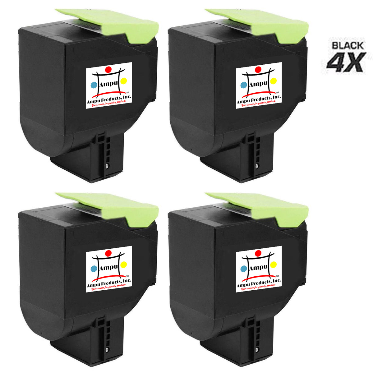 LEXMARK 70C1XC0 (COMPATIBLE) 4 PACK