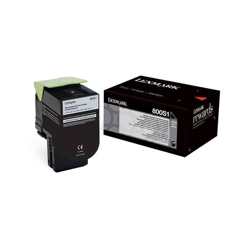 GENUINE LEXMARK 80C0S10 (BLACK)