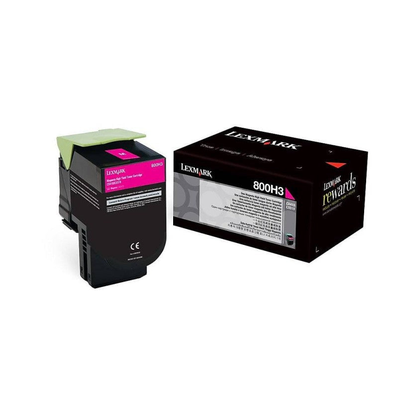 GENUINE LEXMARK 80C0H30 (HIGH YIELD) MAGENTA