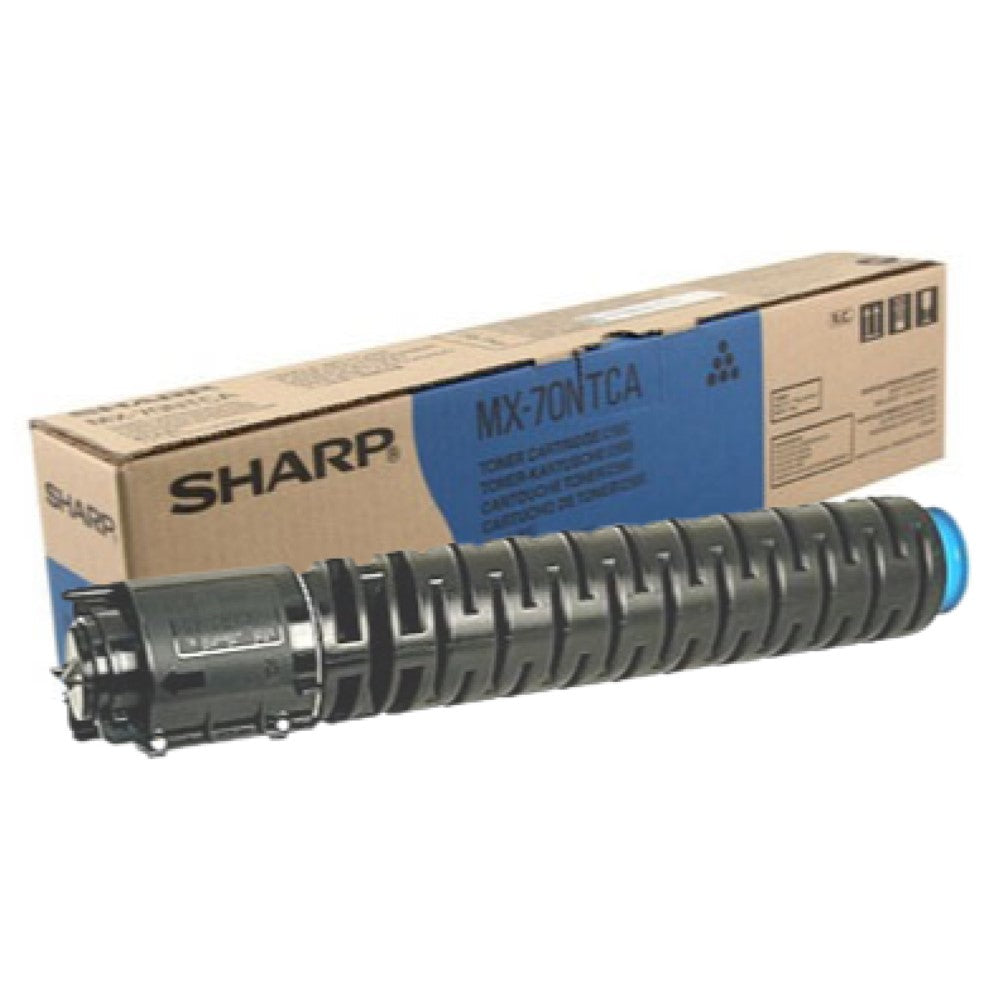 GENUINE SHARP MX70NTCA CYAN TONER CARTRIDGE