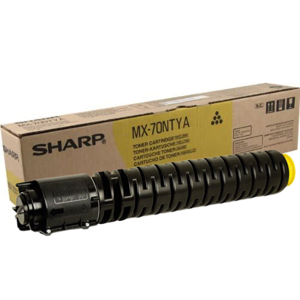 GENUINE SHARP MX70NTYA YELLOW TONER CARTRIDGE