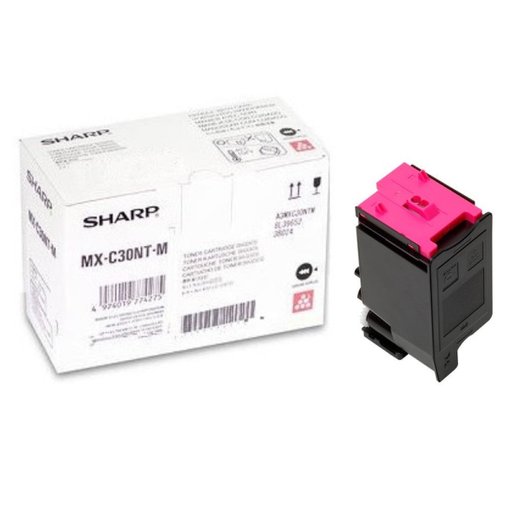 GENUINE SHARP MXC30NTM MAGENTA TONER CARTRIDGE