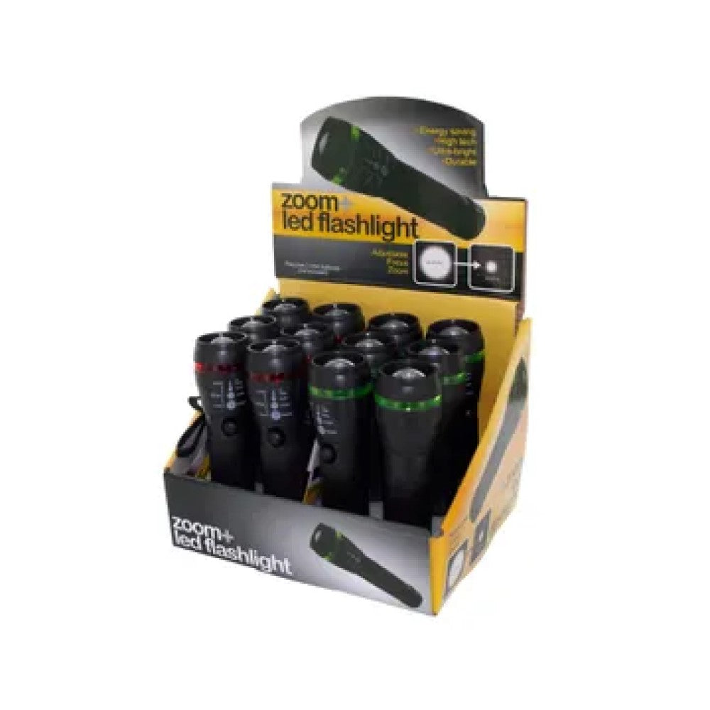 od429 led adjustable zoom flashlight