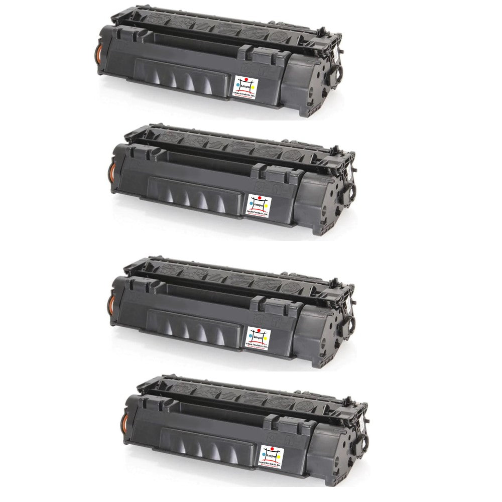 Ampuproducts Compatible Toner Cartridge Replacement For HP Q5949A (Q7553A, 49A) Black (2.5K YLD) 4-Pack