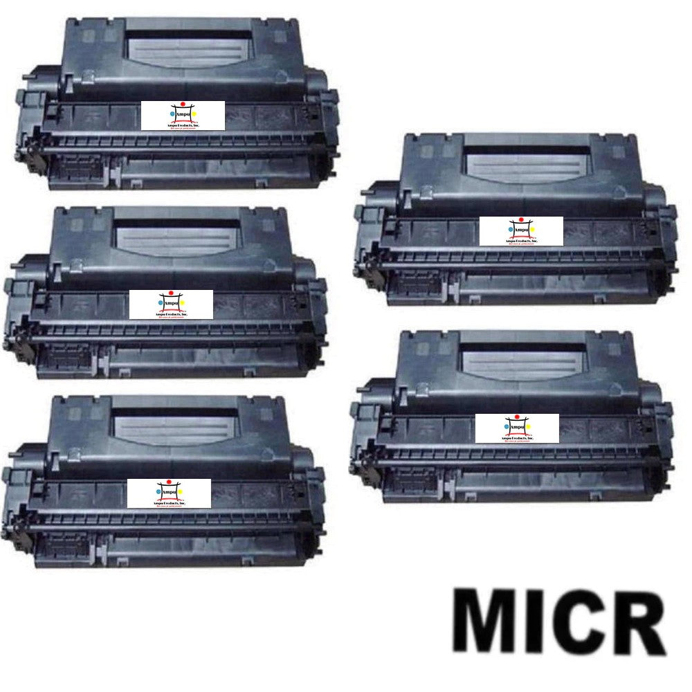 Ampuproducts Compatible Toner Cartridge Replacement for HP Q5949X (49X) High Yield Black (6K YLD) 5-Pack (W/Micr)