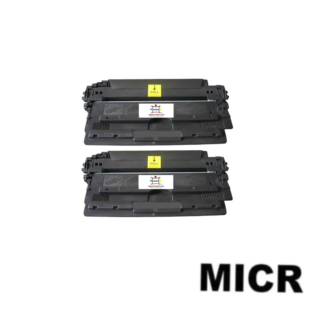 AmpuproductsCompatible Toner Cartridge Replacement For HP Q7516A (16A) Black (12K YLD) 2-Pack (W/Micr)