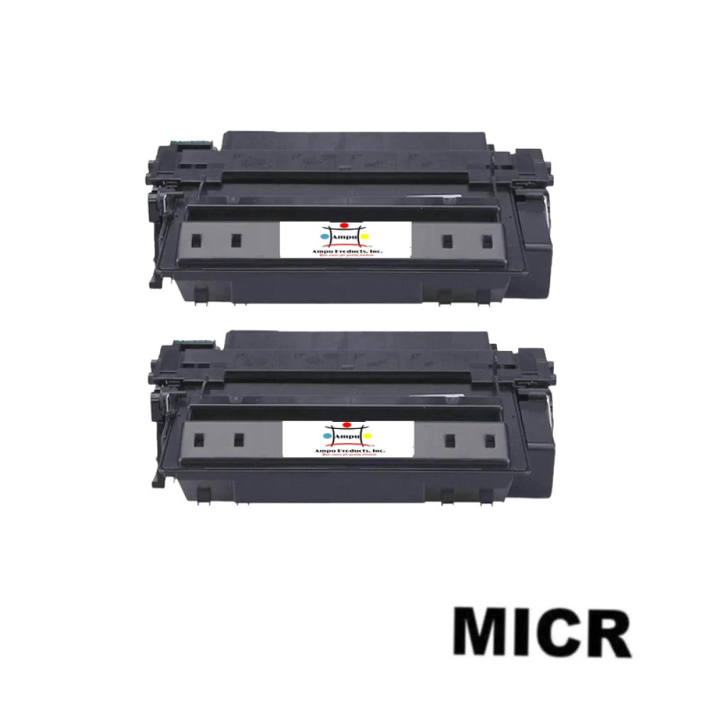 Ampuproducts Compatible Toner Cartridge Replacement for HP Q7551X (51X) High Yield Black (13K YLD) 2-Pack (W/Micr)