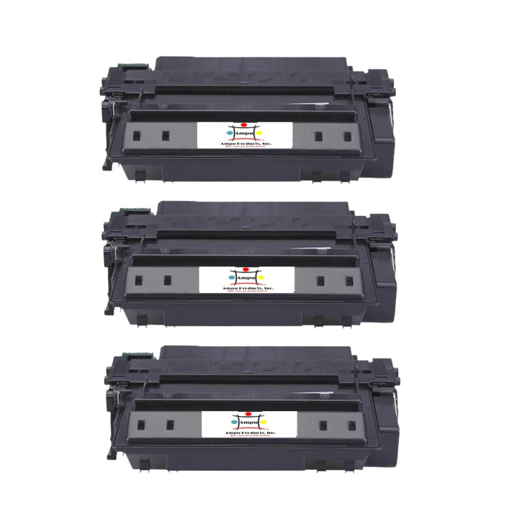 Ampuproducts Compatible Toner Cartridge Replacement for HP Q7551X (51X) High Yield Black (13K YLD) 3-Pack