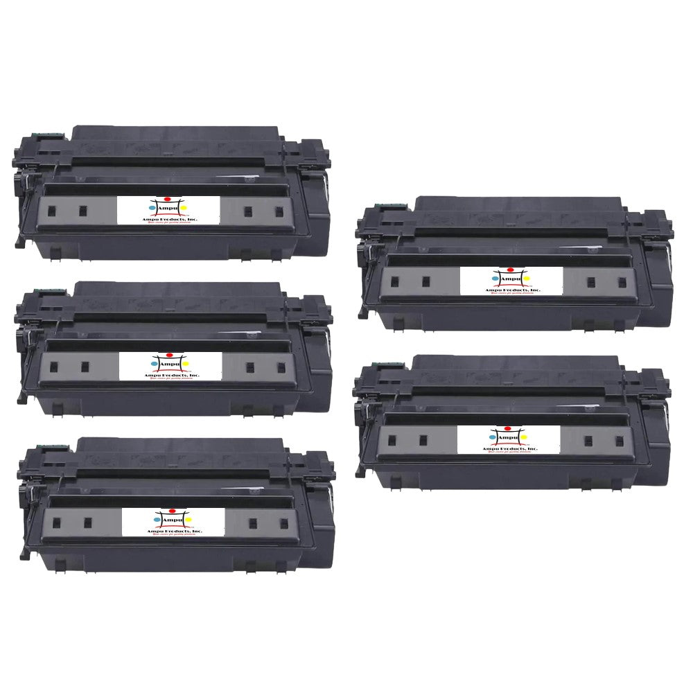 Ampuproducts Compatible Toner Cartridge Replacement for HP Q7551X (51X) High Yield Black (13K YLD) 5-Pack