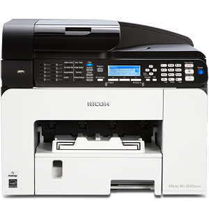 Ricoh SG 3110SFNw Color GELJET Multifunction Inkjet Printer (29ppm)