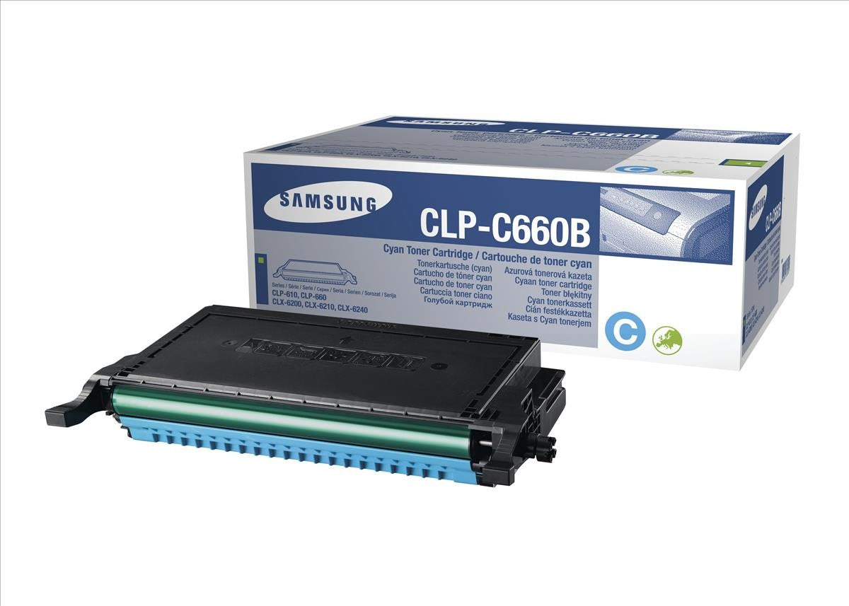 GENUINE  SAMSUNG CLPC660B TONER CARTRIDGE