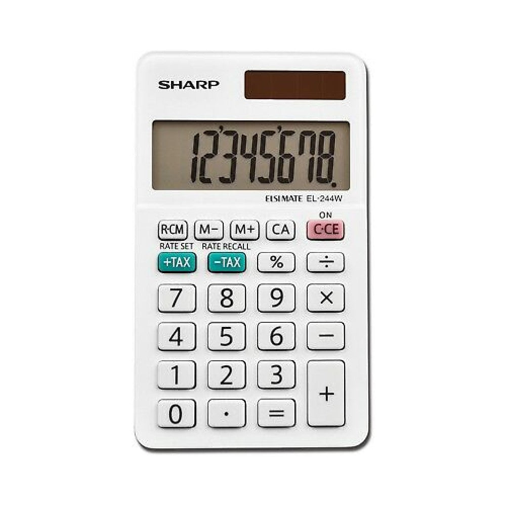 SHARP SHREL244WB (EL-244WB) DESKTOP CALCULATOR