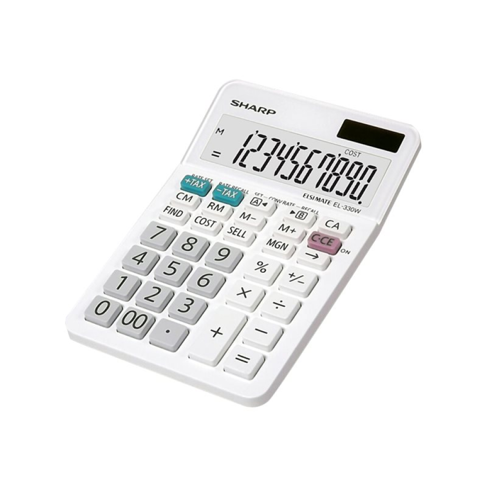 SHARP SHREL330WB (EL-330WB) DESKTOP CALCULATOR