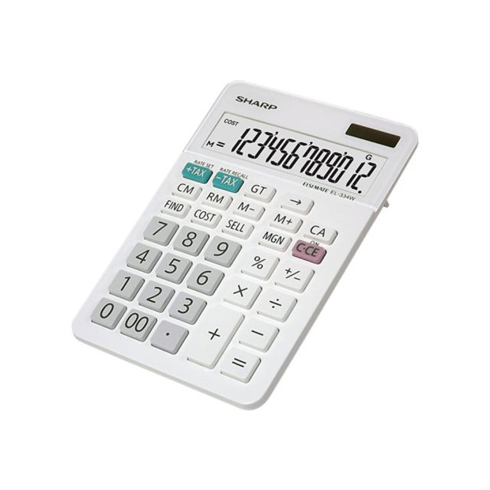 SHARP SHREL334W (EL-334W) DESKTOP CALCULATOR