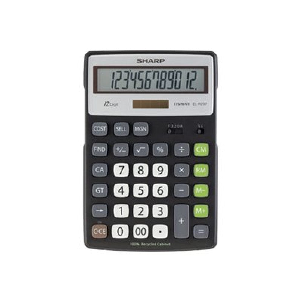 SHARP SHRELR297BBK (EL-R297BBK) DESKTOP CALCULATOR