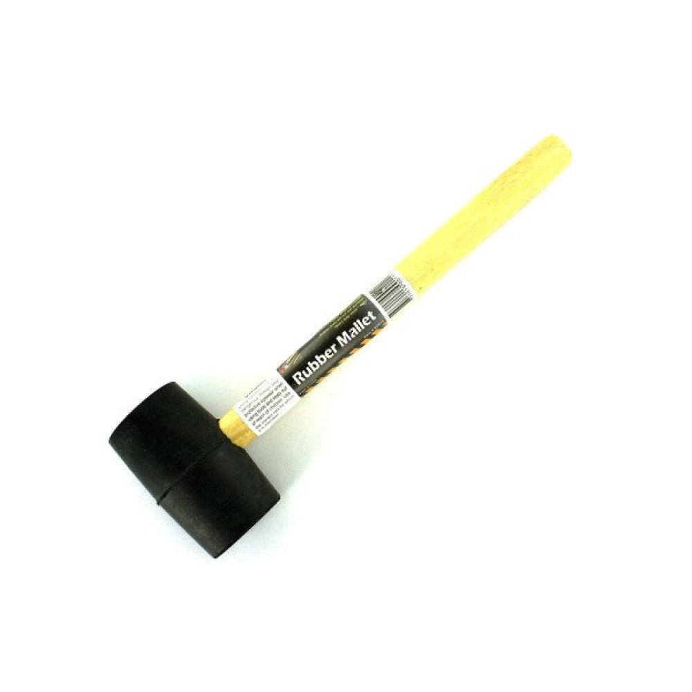 ST015 Rubber Mallet with Wood Handle