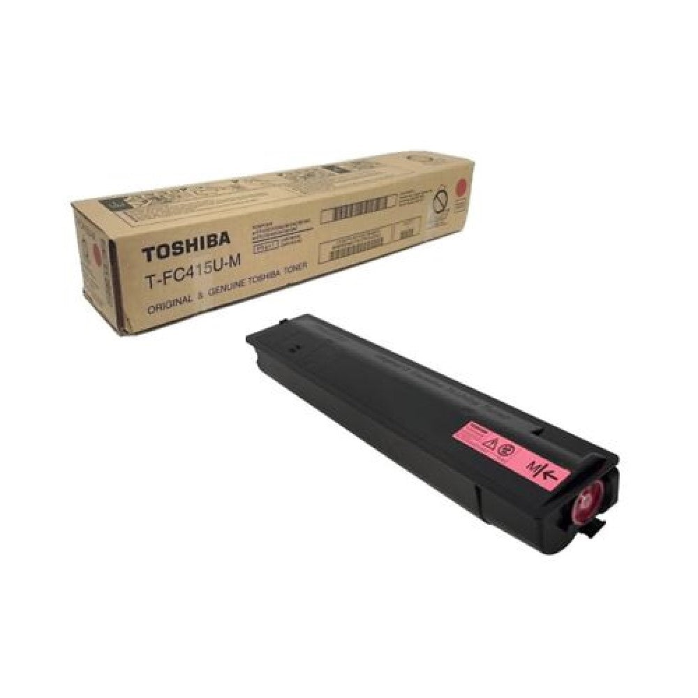 GENUINE  TOSHIBA TFC415UM (T-FC415U-M) TONER CARTRIDGE (Magenta)