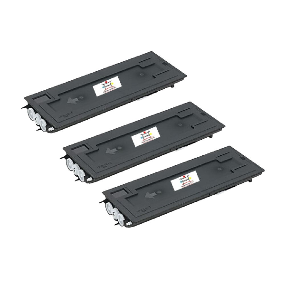 Ampuproducts Compatible Toner Cartridge Replacement for Copystar 370AM010; 370AM011; 370AM016 (TK-411) Black (3-Pack)