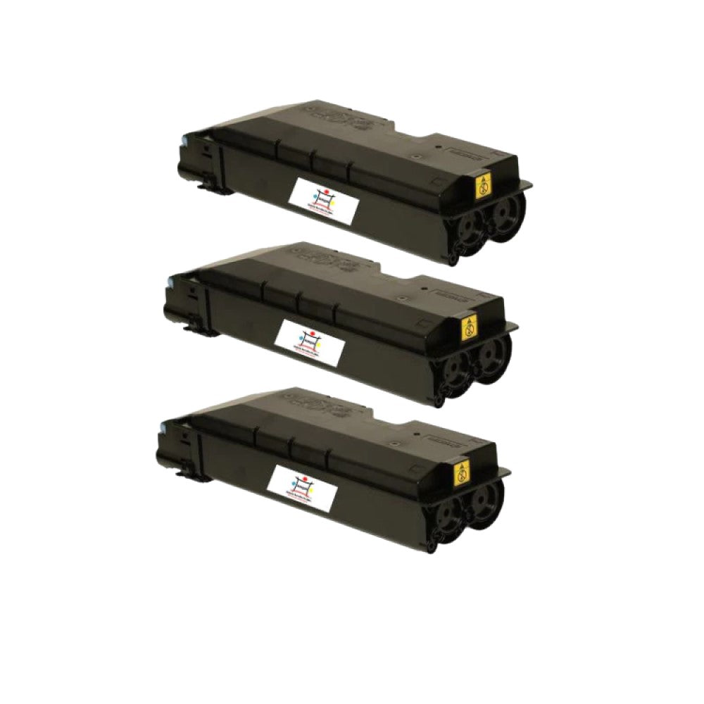 Ampuproducts Compatible Toner Cartridge Replacement for Copystar TK6307K (TK-6307K) Black (3-Pack)