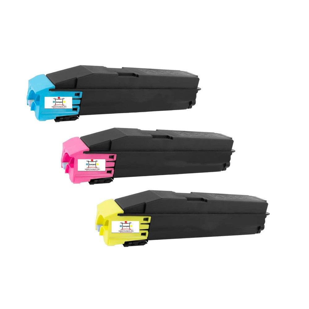 Ampuproducts Compatible Toner Cartridge Replacement for Copystar TK8307C; TK8307M; TK8307Y (TK-8307C; TK-8307M; TK8307Y) Cyan, Magenta, Yellow (3-Pack)
