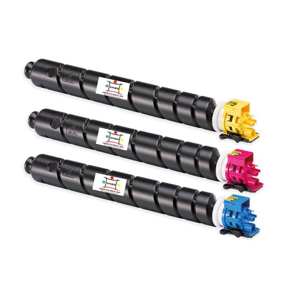 Ampuproducts Compatible Toner Cartridge Replacement for Copystar 1T02RLAUS0; 1T02RLBUS0; 1T02RLCUS0 (TK-8337Y; TK-8337M; TK-8337C) Yellow, Magenta, Cyan (3-Pack)