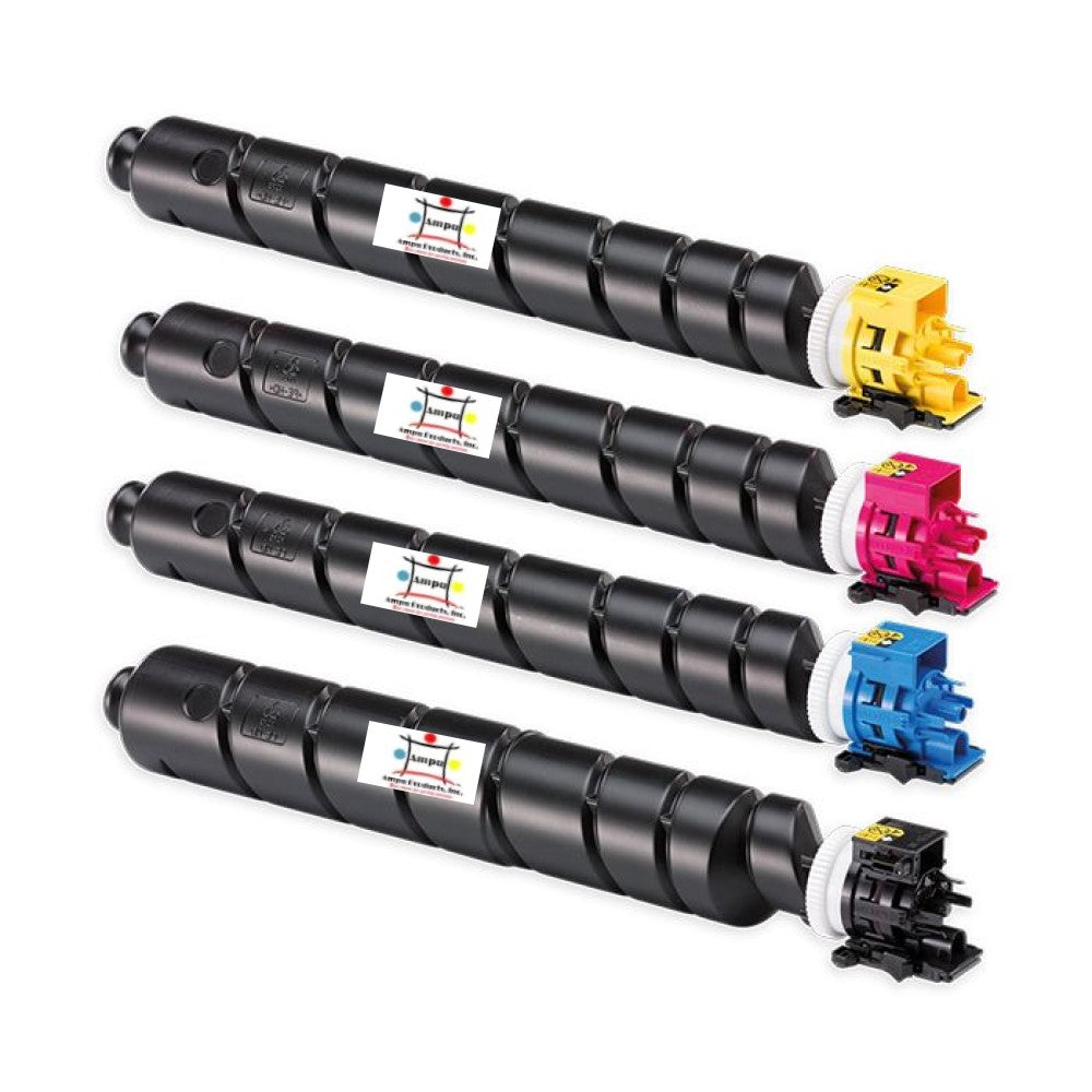 Ampuproducts Compatible Toner Cartridge Replacement for Copystar 1T02RLAUS0; 1T02RLBUS0; 1T02RLCUS0; 1T02RL0US0 (TK-8337Y; TK-8337M; TK-8337C; TK-8337K) Yellow, Magenta, Cyan, Black (4-Pack)