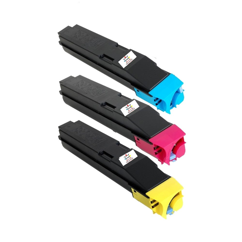 Ampuproducts Compatible Toner Cartridge Replacement for Copystar TK8507C; TK8507M; TK8507Y (TK-8507Y; TK-8507M; TK-8507C) Cyan, Magenta, Yellow (3-Pack)