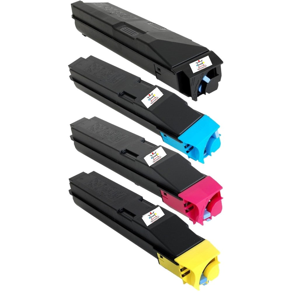 Ampuproducts Compatible Toner Cartridge Replacement for Copystar TK8507K; TK8507C; TK8507M; TK8507Y (TK-8507K; TK-8507Y; TK-8507M; TK-8507C) Black, Cyan, Magenta, Yellow (4-Pack)