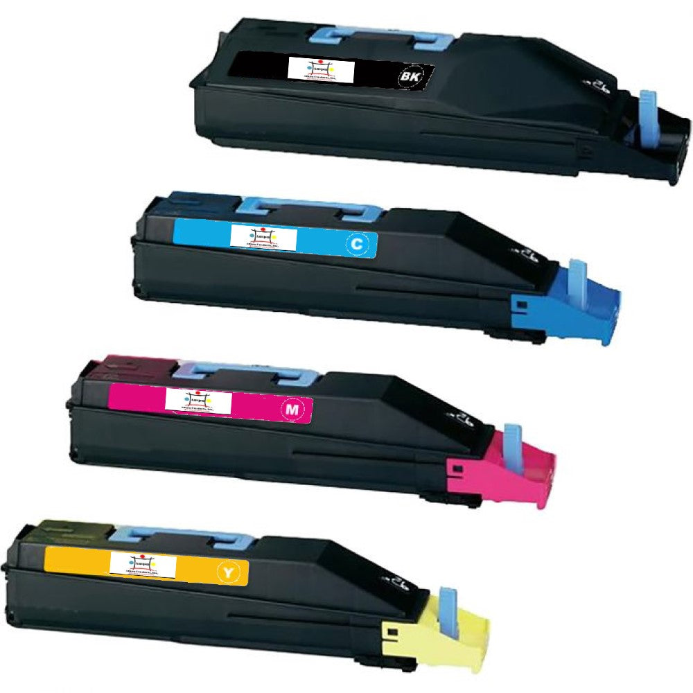 Ampuproducts Compatible Toner Cartridge Replacement for Copystar TK867K; TK867C; TK867M; TK867Y (TK-867K; TK-867C; TK-867Y; TK-867M) Black, Cyan, Magenta, Yellow (4 Pack)