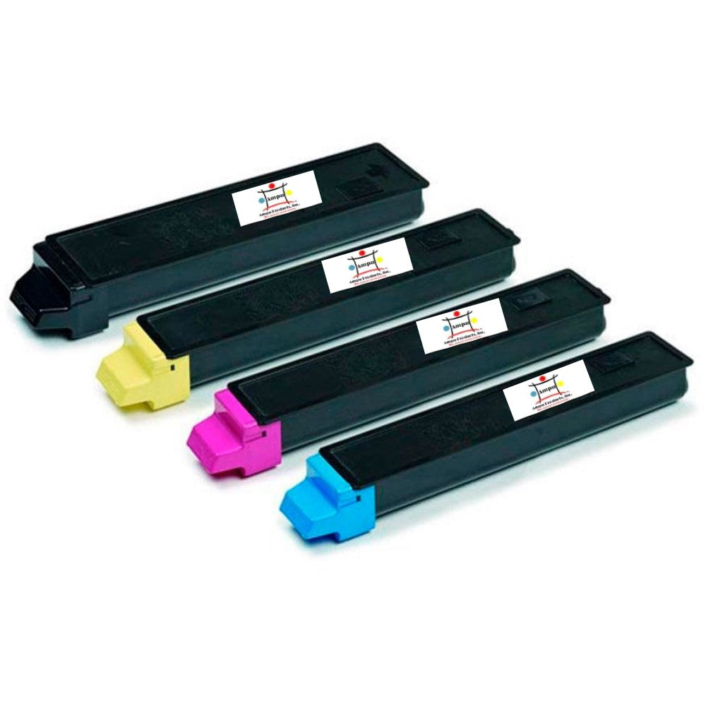 Ampuproducts Compatible Toner Cartridge Replacement for Copystar TK897C; TK897Y; TK897M; TK897K (TK-897C; TK-897M; TK-897Y; TK-897K) Cyan, Magenta, Yellow, Black (4 Pack)