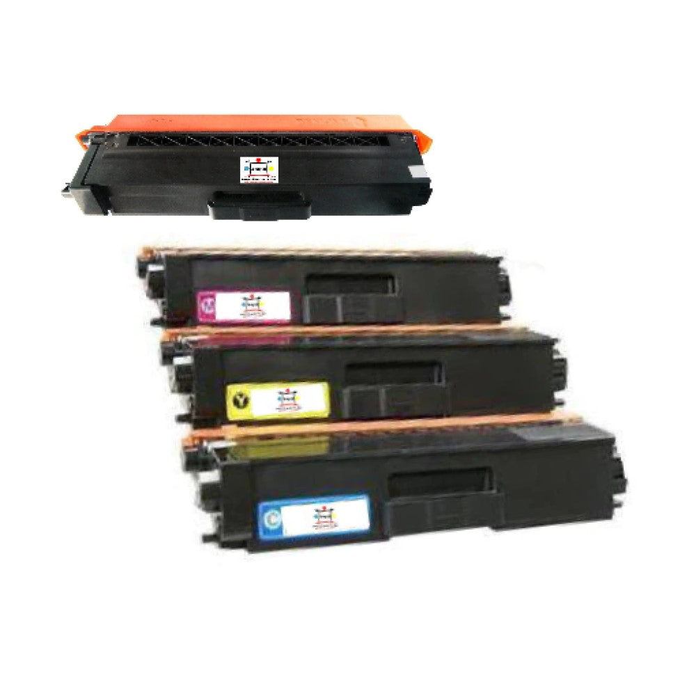 Ampuproducts Compatible Toner Cartridge Replacement for BROTHER TN315BK, TN315C, TN315M, TN315Y (TN-315BK, TN-315C, TN-315M, TN-315Y) Black, Cyan, Magenta, Yellow (4-Pack)