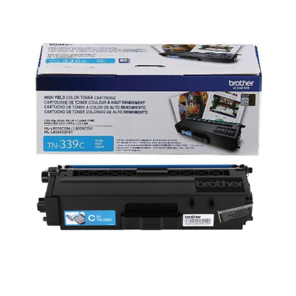 GENUINE BROTHER TN339C TONER CARTRIDGE