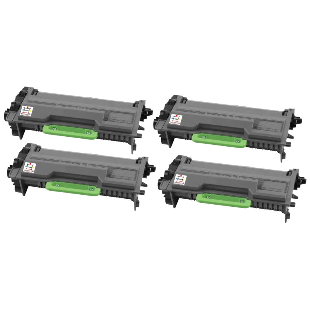 Ampuproducts Compatible Toner Cartridge Replacement for BROTHER TN880 (TN-880) Super High Yield Black (4-Pack)