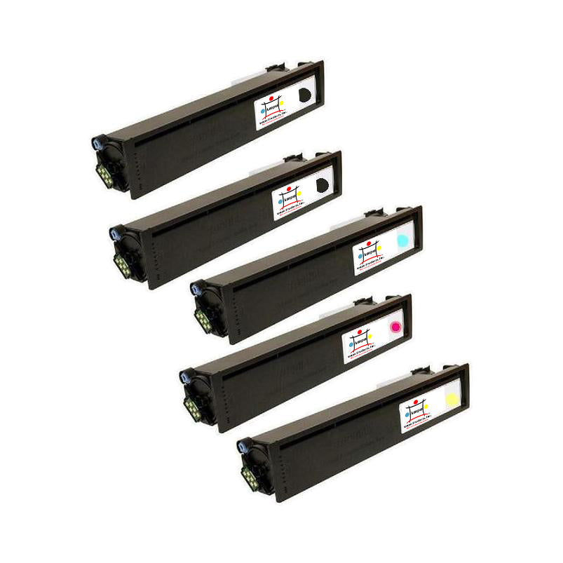 TOSHIBA 2- TFC25K/ 1- TFC25C/ 1- TFC25M/ 1-TFC25Y (COMPATIBLE) 5 PACK 