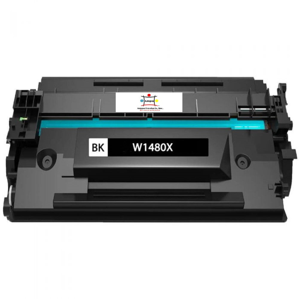 Compatible Toner Cartridge Replacement For HP W1480X (148X) Black (9.5K YLD) W/New Chip