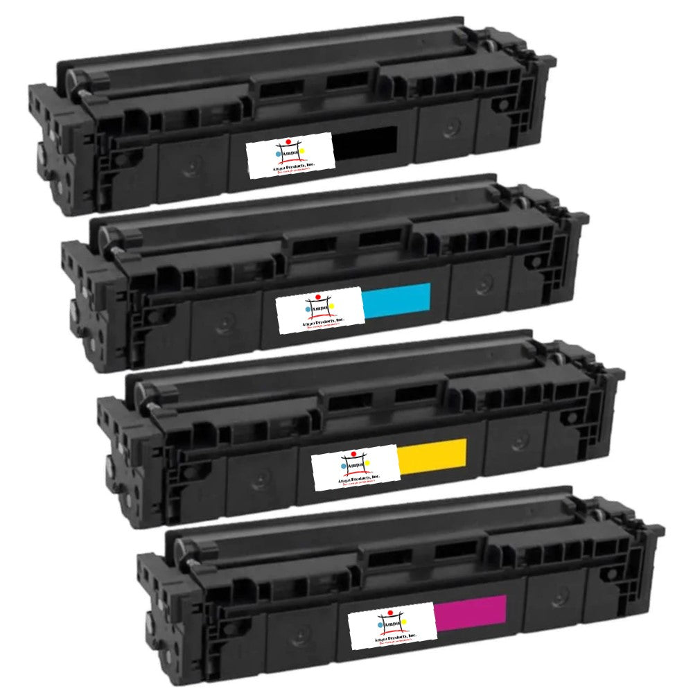 Ampuproducts Compatible Toner Cartridge Replacement For HP W2110X, W2111X, W2112X, W2113X (206X) High Yield Black, Cyan, Yellow, Magenta (3.5K-Black, 2.4K-Color) 4-Pack