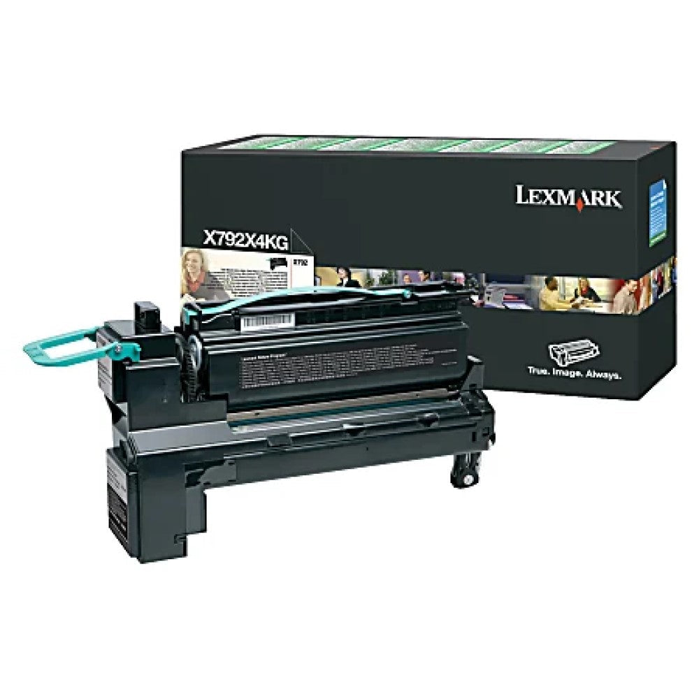 GENUINE LEXMARK X792X4KG BLACK TONER CARTRIDGE