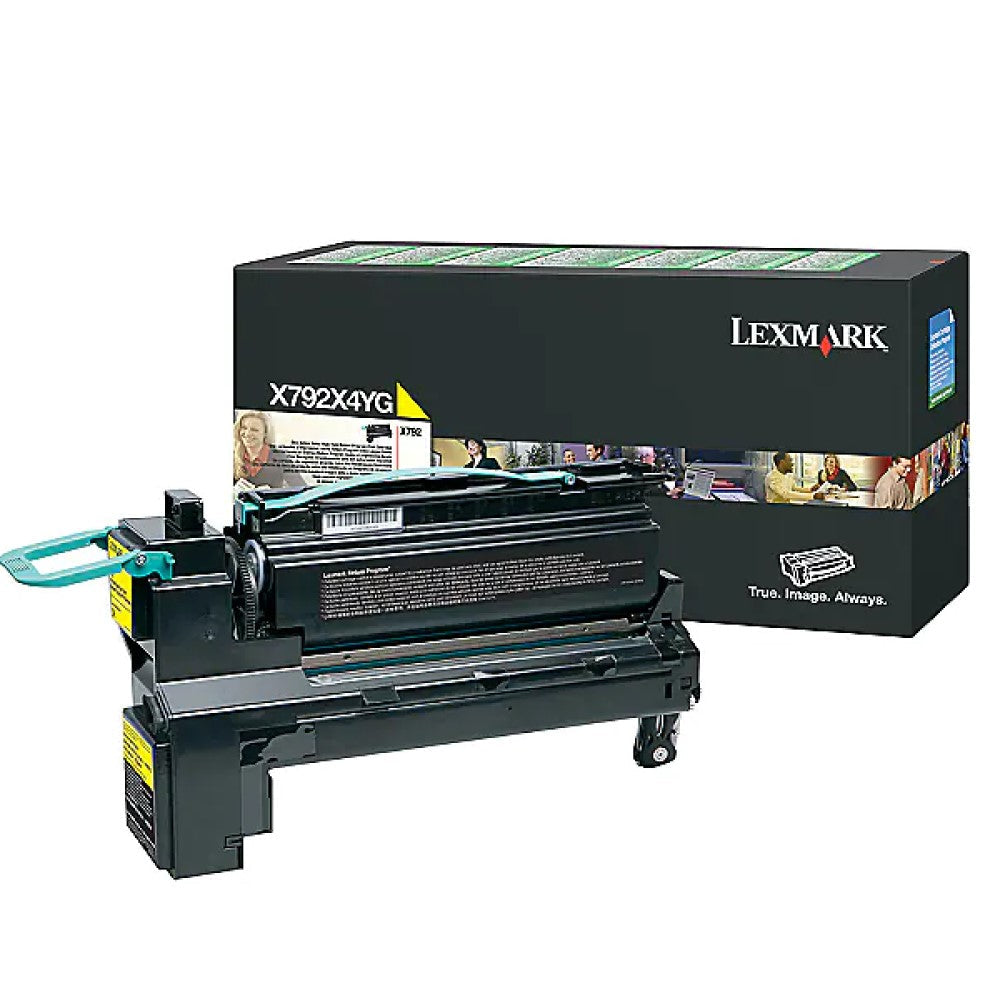 GENUINE LEXMARK X792X4YG YELLOW TONER CARTRIDGE