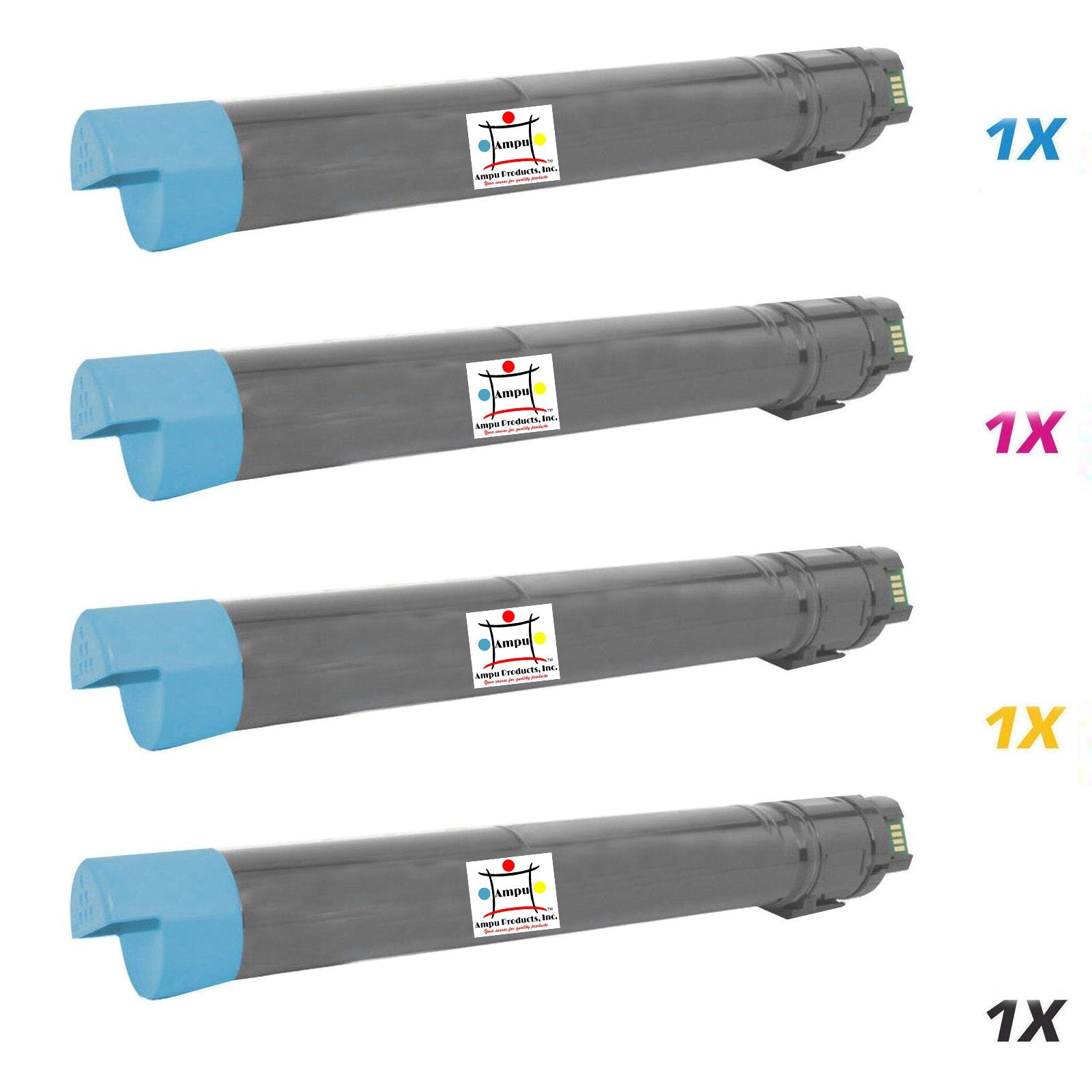 XEROX 1) 106R01569, 1) 106R01566, 1) 106R01567, 1) 106R01568 (COMPATIBLE) 4 PACK