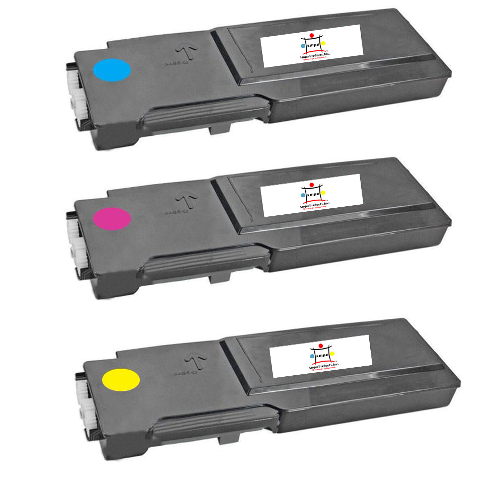 Ampuproducts Compatible Toner Cartridge Replacement For XEROX 1) 106R02744, 1) 106R02745, 1) 106R02746 (COMPATIBLE) 3 PACK